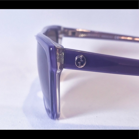 💜GUCCI💜 Classic Wayfarer Purple Sunglasses! NWOT - Picture 2 of 4